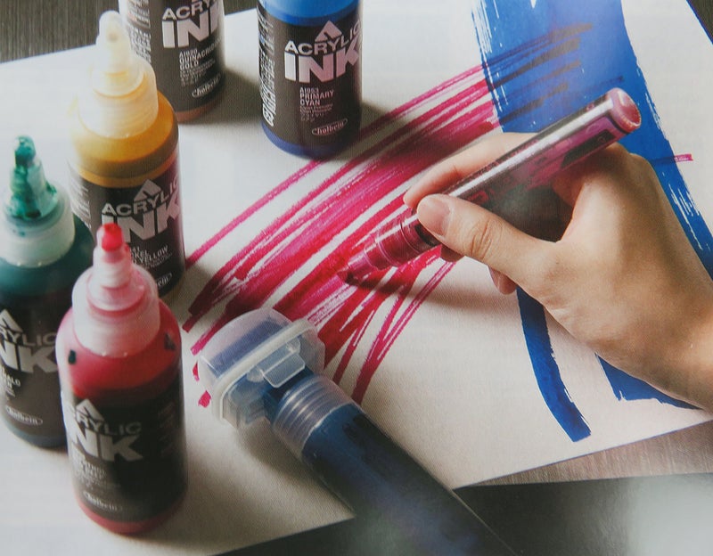 Holbein Acrylic Ink - Super Opaque White 100ml - Image 2